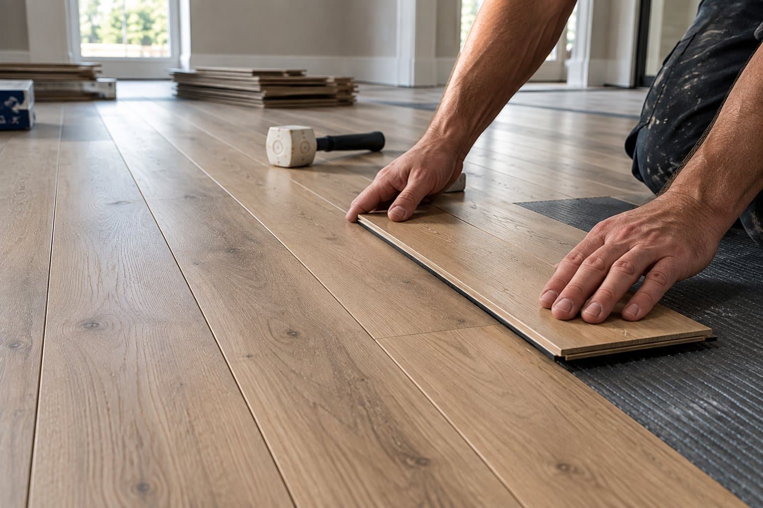 Flooring Installation, illustrative photo