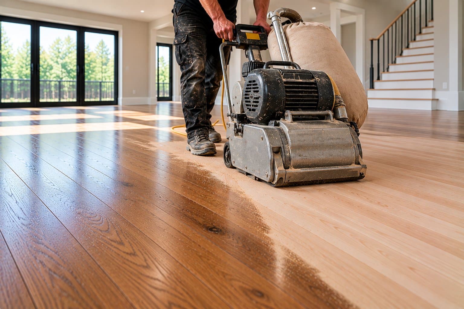 Floor Refinishing, illustrative photo