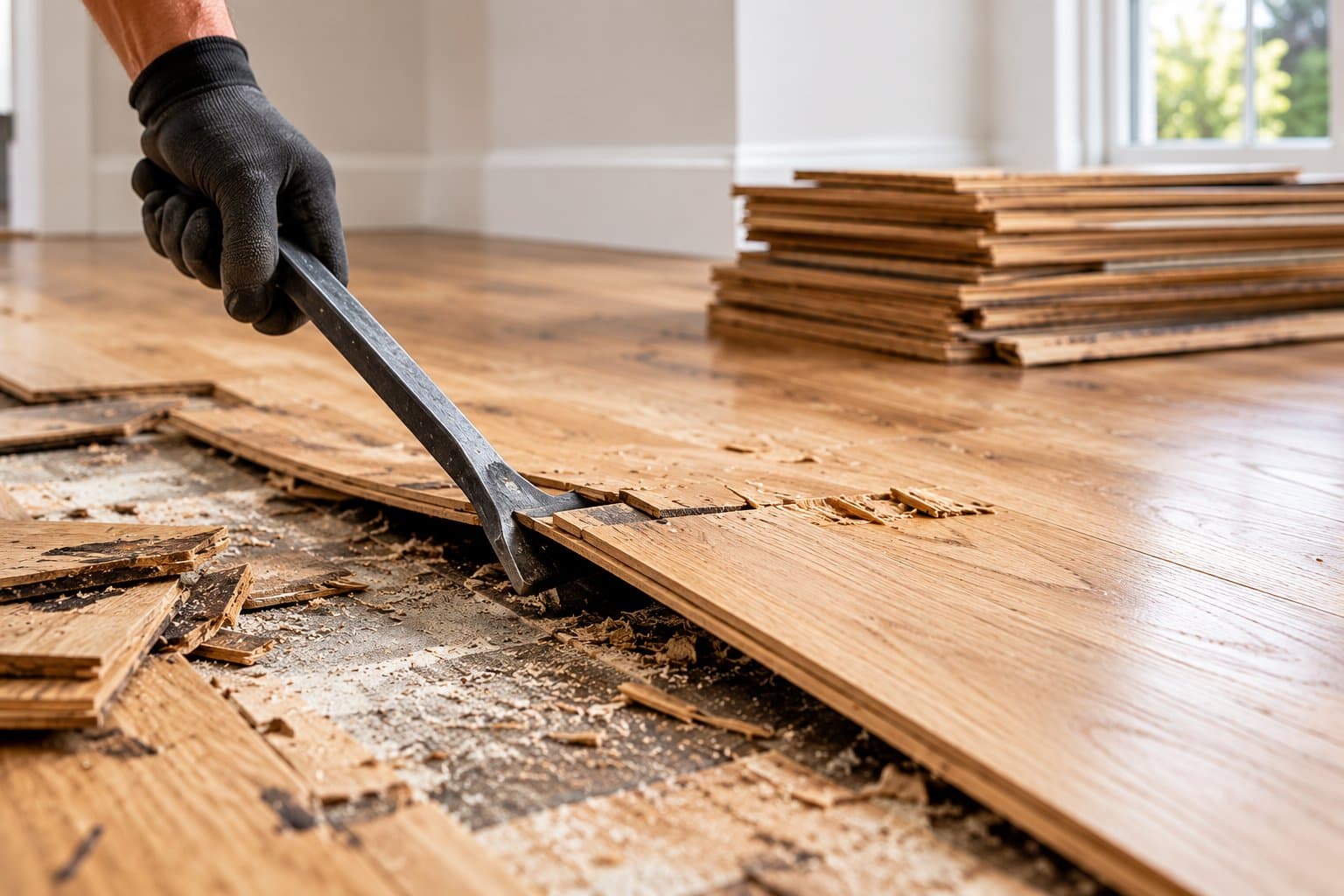 Floor Removal & Disposal, illustrative photo